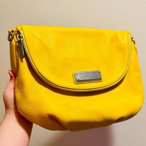 Marc by Marc Jacob’s Natasha Yellow Leather Crossbody Shoulder Bag